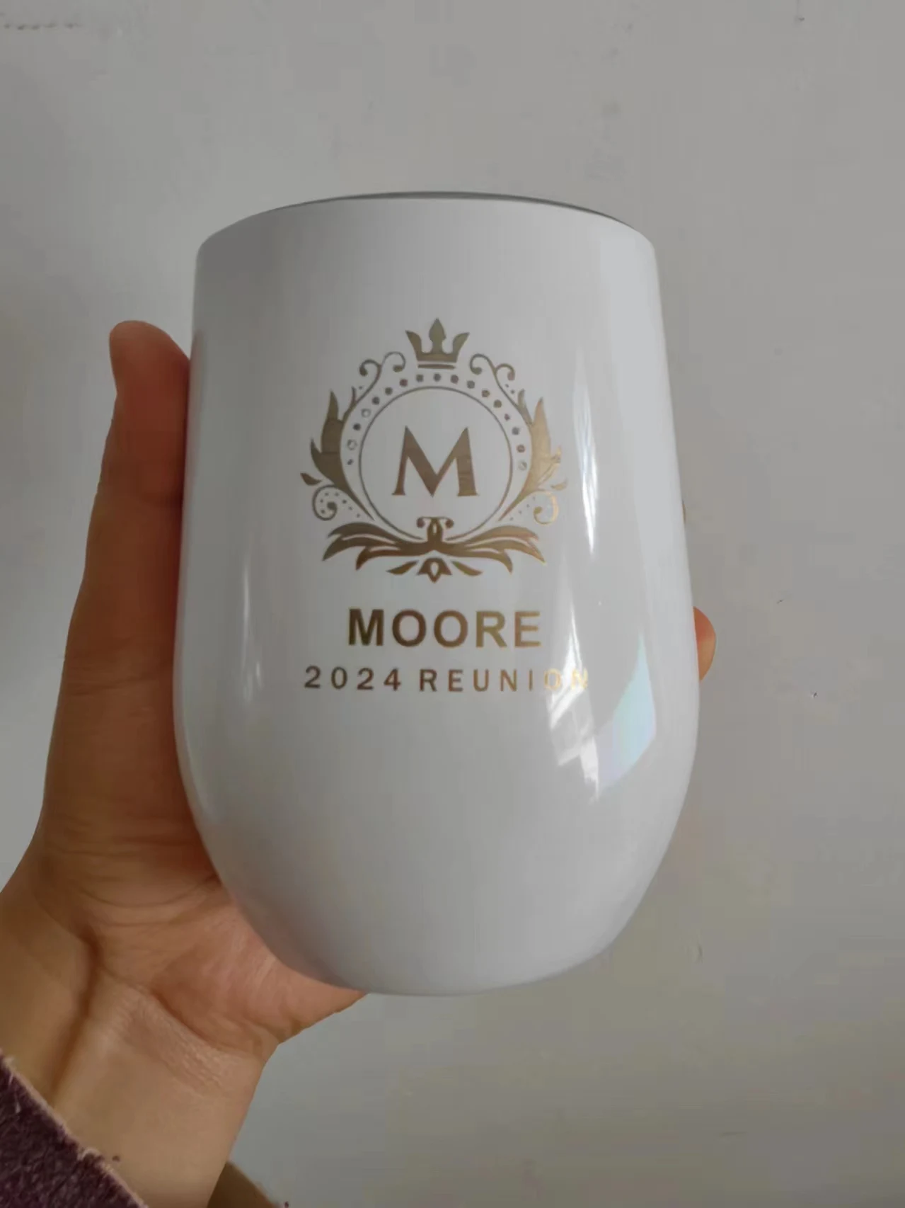 

Wholesale Beer Swig 12oz Wine Tumbler Stainless Steel Wine Glass Egg Cup 2 layers Vacuum Insulated Beer Mug Wedding Party Gifts