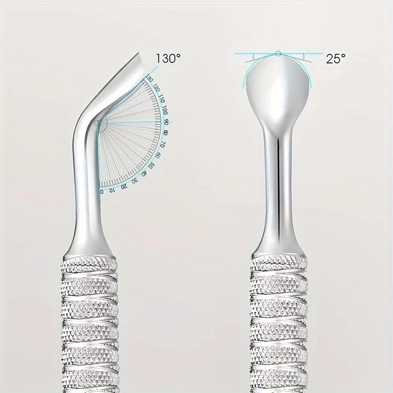 1pc Double-headed Cuticle Pusher, Professional Cuticle Remover, Pedicure Manicure Tools, Dead Skin Pusher Remover