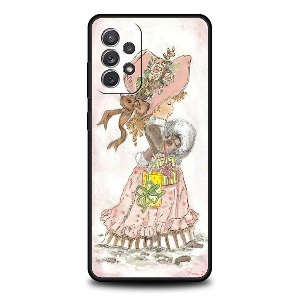 Sarah Kay Girls Cute Soft TPU Phone Case