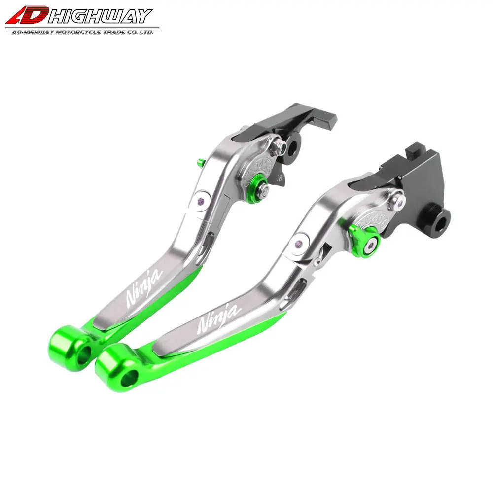 CNC Brake Handle Bar Lever Extendable Folding Adjustable Brake Clutch Levers For Kawasaki NINJA 400 250 300 400 125 Z125 / SL