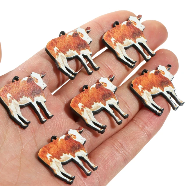 10Pcs Enamel Cartoon Milk Cows Charms for DIY Jewelry Making Kawaii Cow  Animal Necklace Pendants Earrings Accessories Crafts - AliExpress