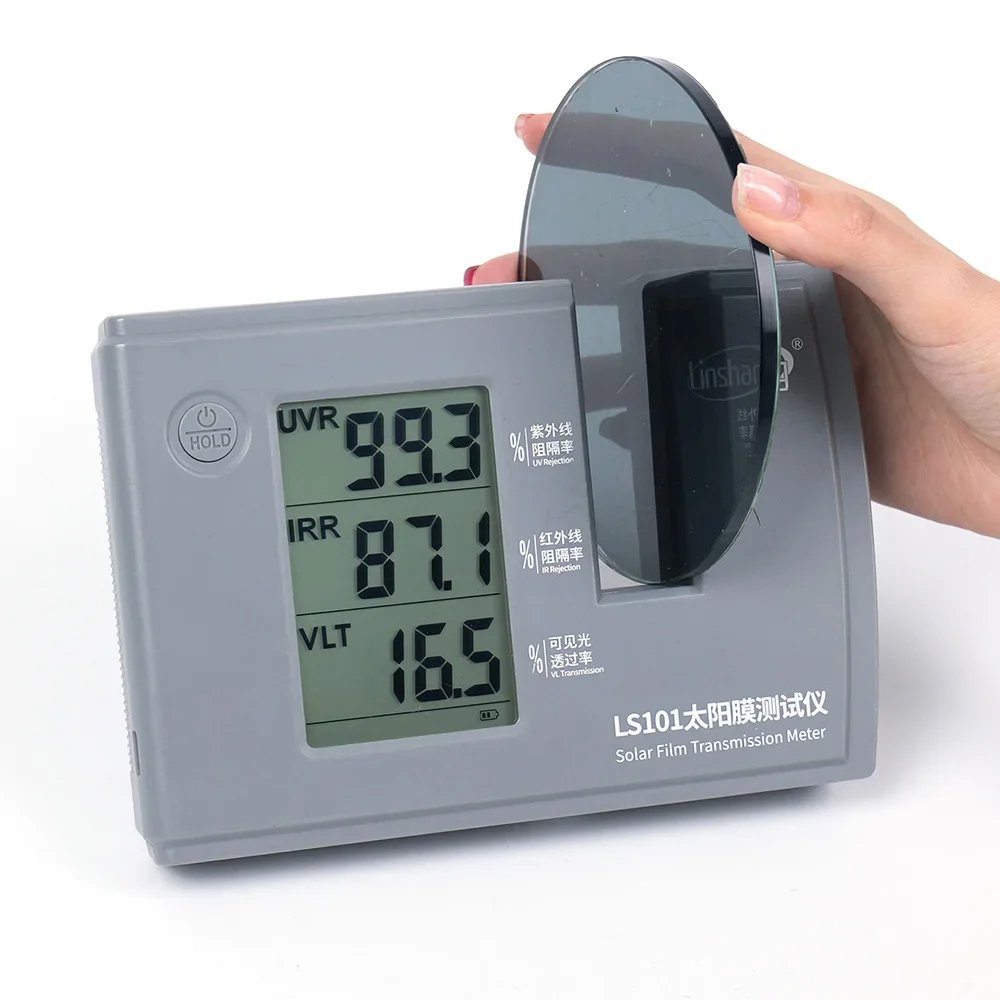 LS101 Window Tint Transmission Meter IR UV Visible Light Transmittance Detection Solar Film Window Tint Tester 3
