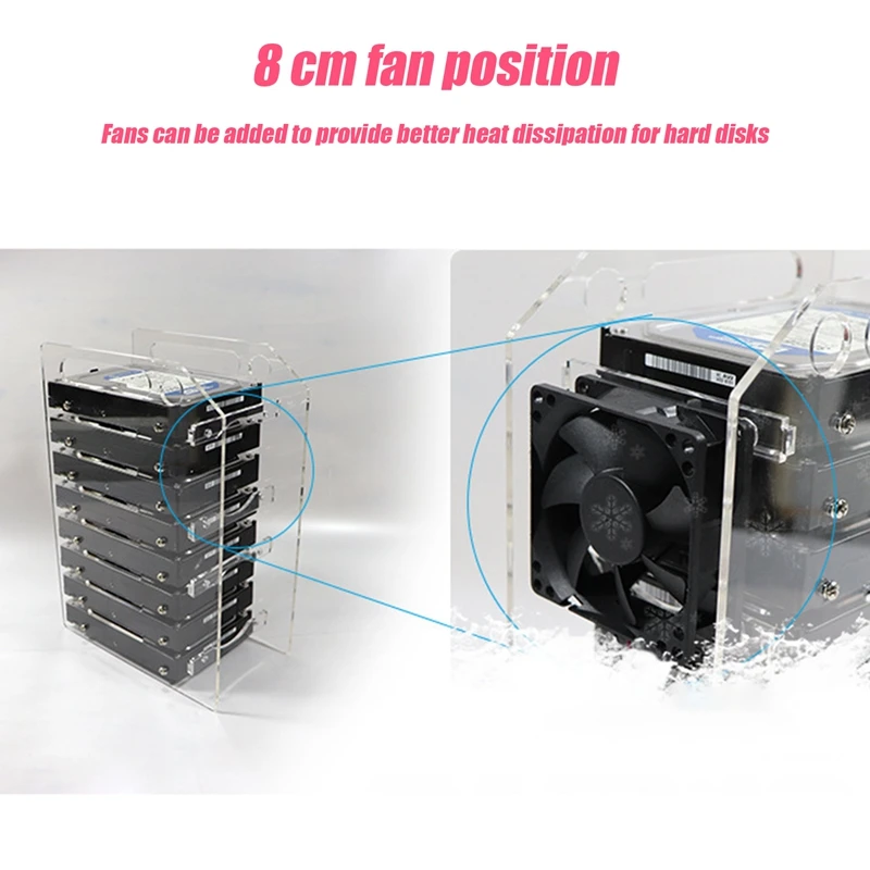 HFES-3.5 ġ HDD ϵ ̺ , 8X3.5 ġ HDD  , BTC ̴ ǻ 丮 Ȯ DIY ϵ ũ ̽
