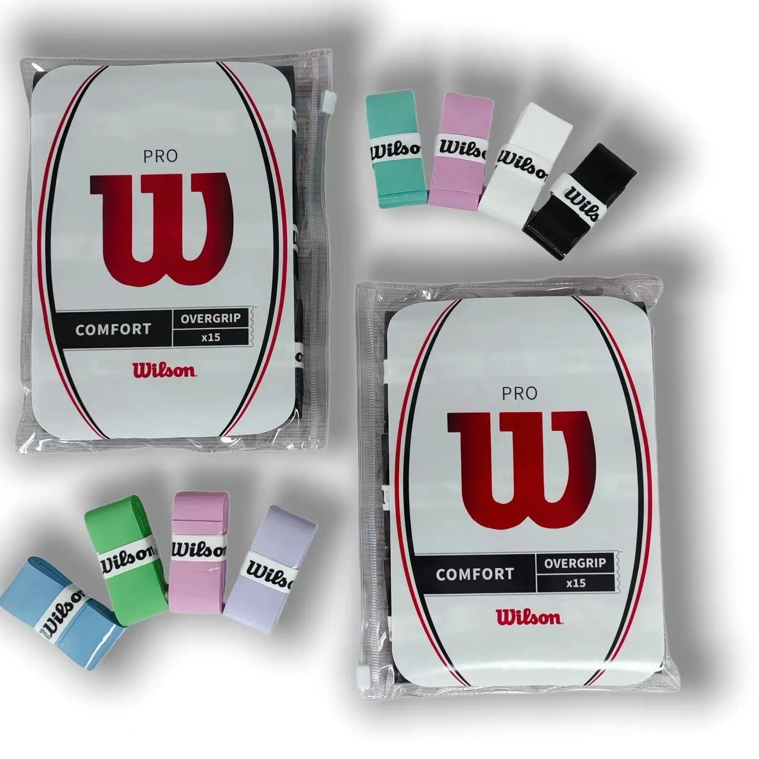 Wilso Tennis Overgrip Padel Racket Single Grip Tape Anti Slip Outdoor Training Replacement Sweatband Badminton Accessories
