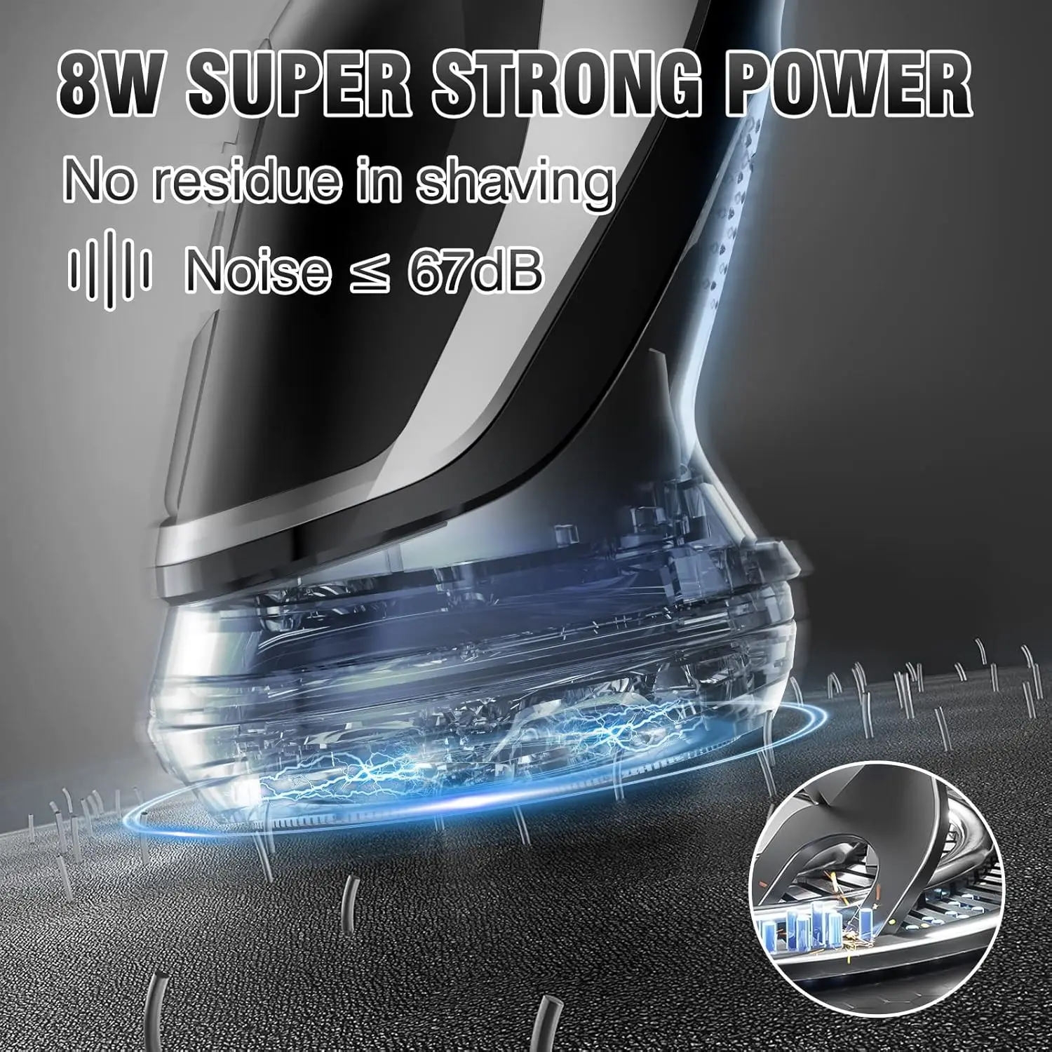 SEJOY Electric Shaver for Men Pubic Hair Razor Waterproof IPX7