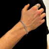 Lucktune bracelet chaine argent homme bracelet aciers inoxydables figaro Figaro chaîne Bracelet pour hommes femmes acier inoxydable largeur 3-10 MM Bracelets Punk bijoux Couple cadeau Pulsera Hombre nouveau