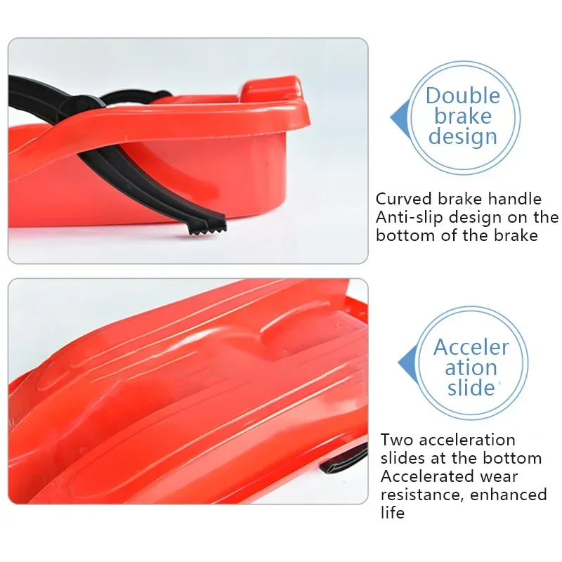 sand board Adult Lengthened Thickened grass board Antiskid Snowboard Outdoor grass JK1225P Plastic HDPE