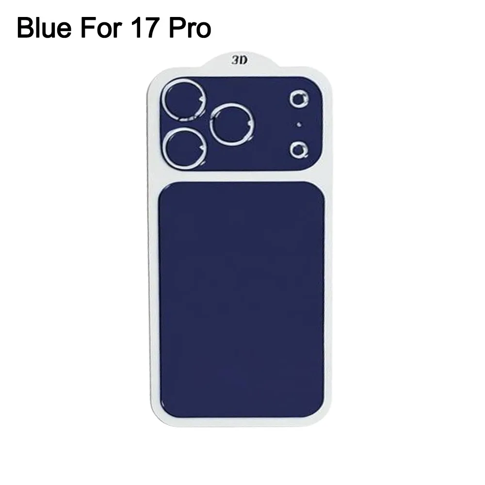 Orange Full Cover Back Sticker Film – Anti-Scratch Screen Protector