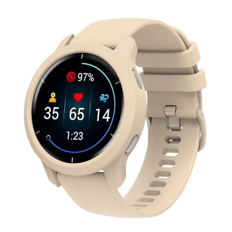 Soft Silicone Strap and Protective Bumper Case