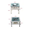 Gas Stove Stainless Steel Commercial Double-Eye Double-Ring Gas Short-Foot Energy-Saving Soup Stove 6