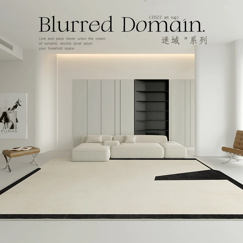 Light Luxury Bedroom Decor Plush Carpet Thicken Washable Lounge Rug Home Study Floor Mat French Style Carpets for Living Room 2