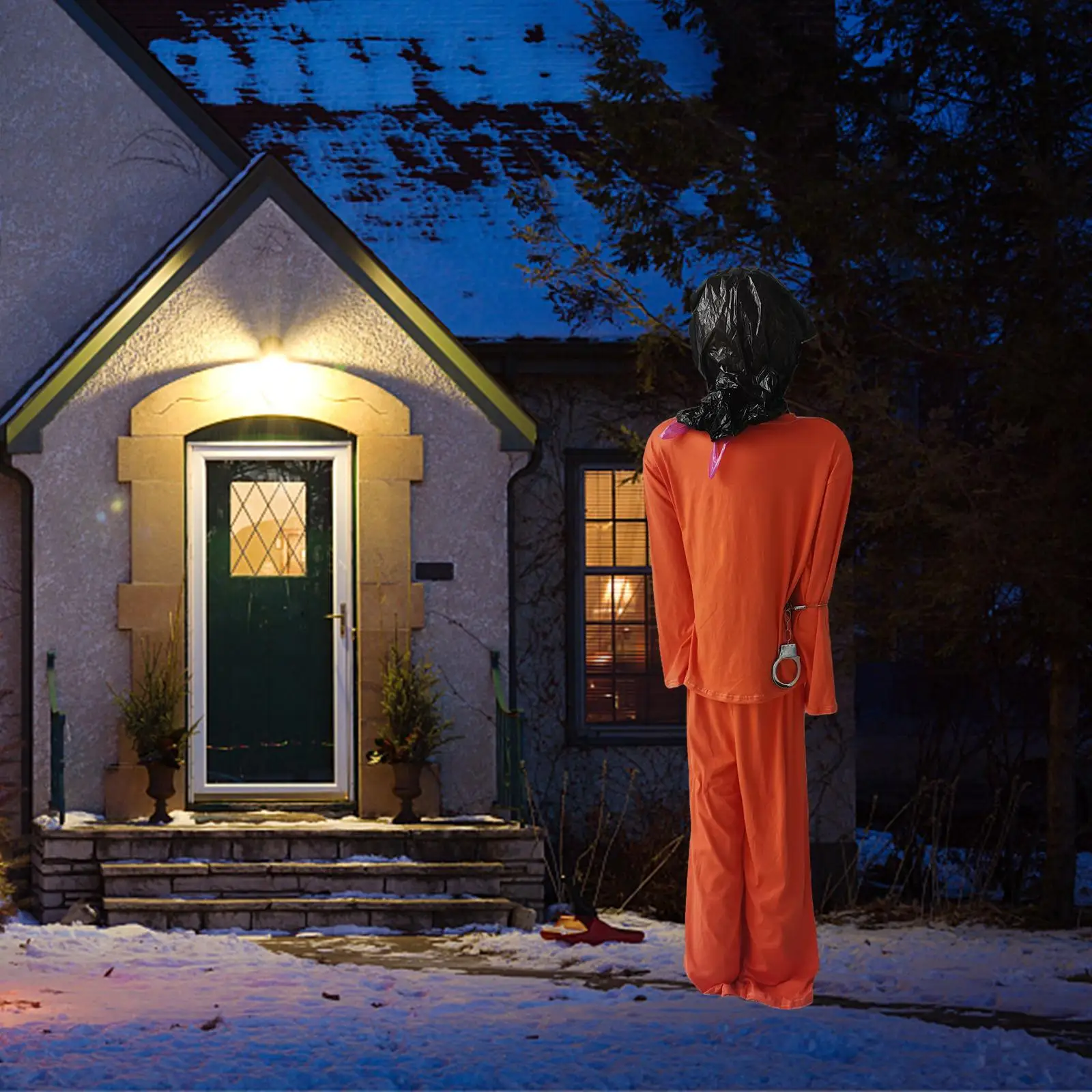 

Halloween Scary Prison Uniform Halloween Prisoner Decor for Halloween Party