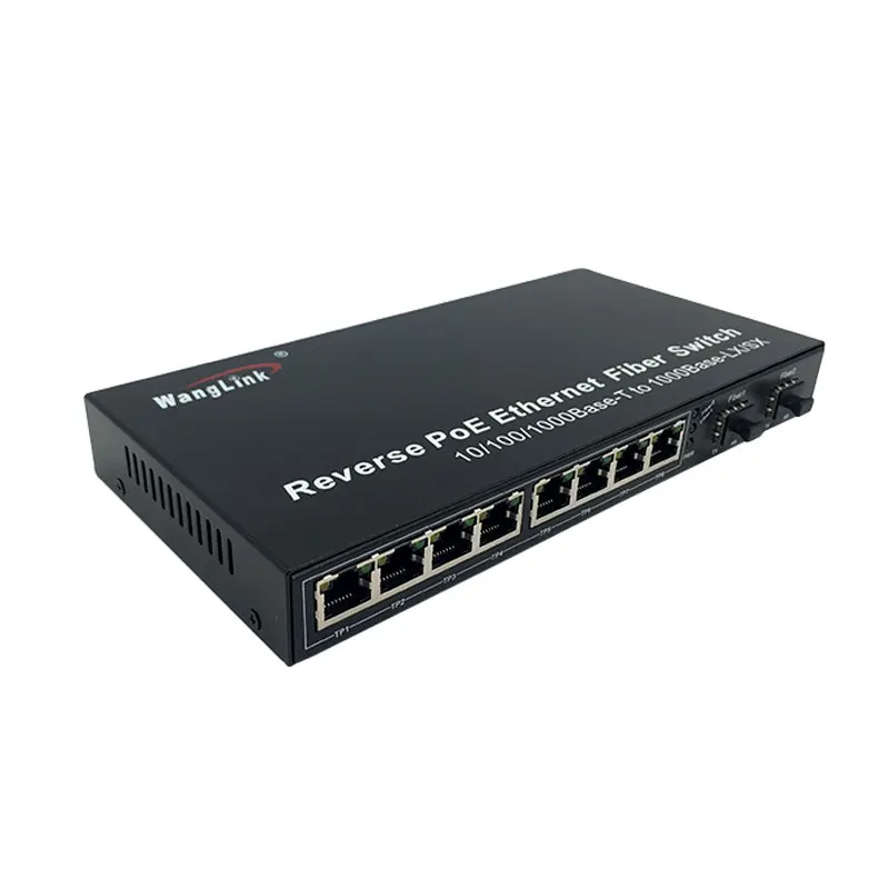 Wanglink-Reverse Power Supply, Gigabit, 8 Port, RPOE, POE Switch, Reverse Poe Switch