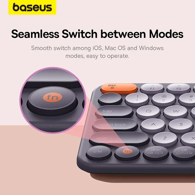 Baseus 블루투스 무선 키보드 5.0 - 편안한 타이핑을 위한 최고의 선택