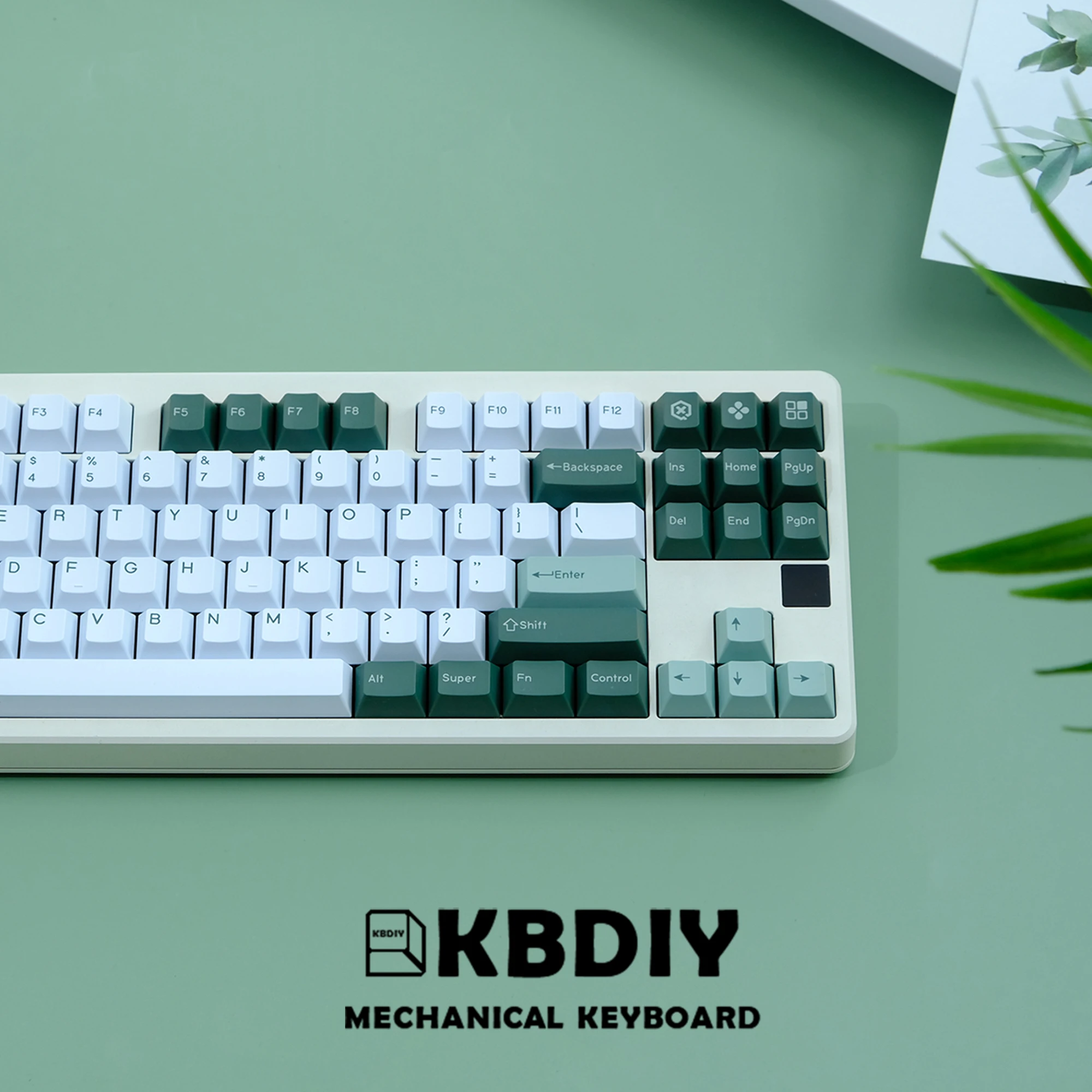 Kbdiy-gmk Botânico Keycaps Grupo 171 Teclas Perfil Cherry Personalizado Pbt Keycap Teclado Mecânico Interruptor mx Iso Verde Gmk