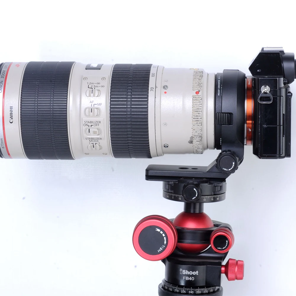 Statief Ring Lens Collar Voor Canon EF-E Sigma MC-11 Adapter - Arca-Swiss Quick Release Plaat Ondersteuning