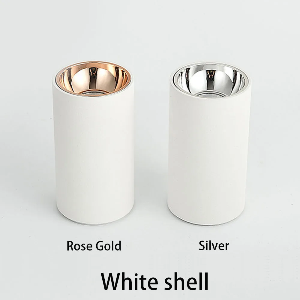 

20W Ceiling Lamp Cylinder Livingroom Kitchen Bedroom Foyer Offcer Rose Gold Dimmable LED Ceiling Lights