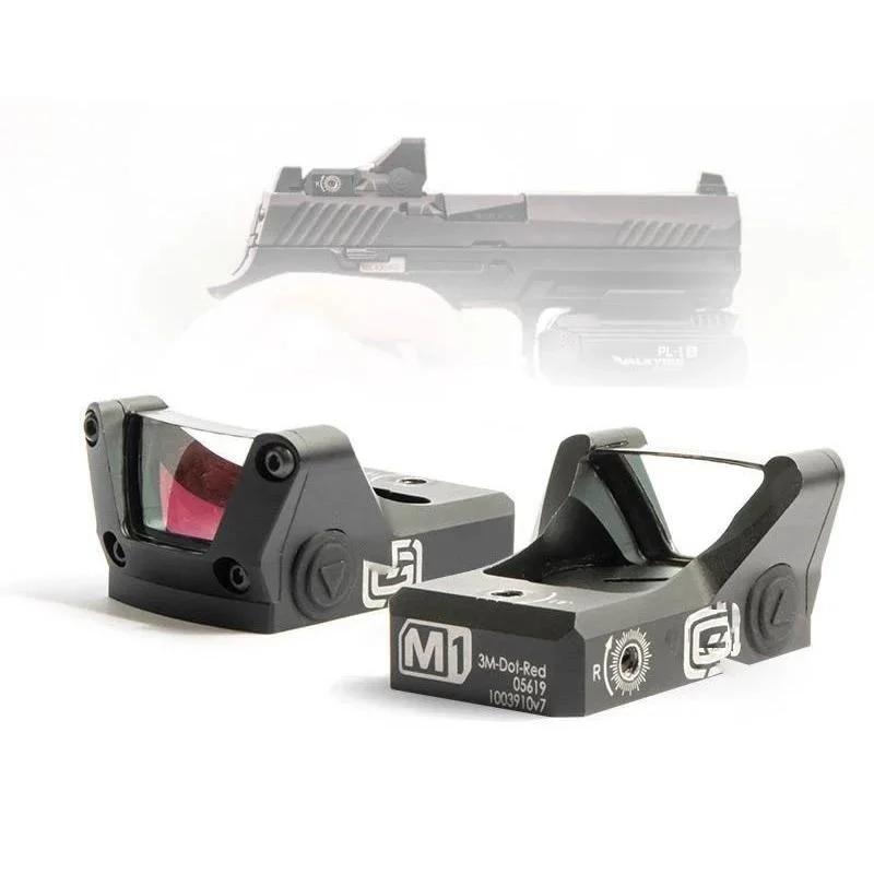 

Tactical 3 Moa RMR M1 Red Green Dot Reflex Sight open-emitter Hunting Rifle Scope With Glock Docter LP Mount For Airsoft Pistol