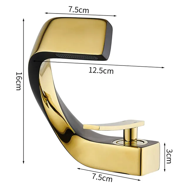 ห้องน้ําดาดฟ้าติดตั้งก๊อกน้ําอ่างล้างหน้าสีดําอ่างล้างจานแตะเดี่ยวหลุมน้ําแตะร้อนและเย็น mitigeur salle de bain ก๊อกน้ําผสม 6