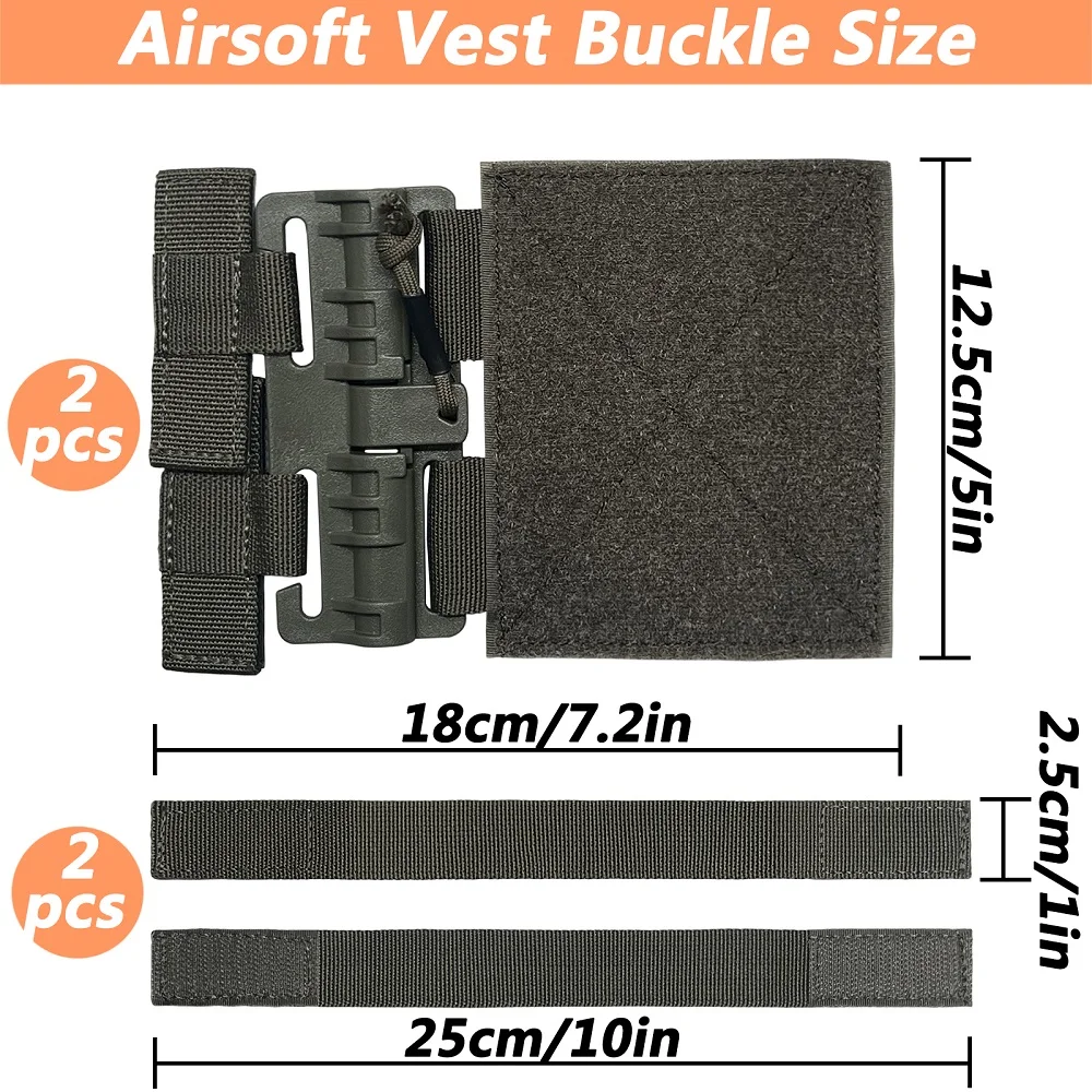 UNIONTAC 500D NylonTactical Westen Schnellverschluss-Schnalle Hochwertiger Nylon-Schiebebefestigungsanzug für JPC CPC NCPC 6094 XPC2.0 420 – Detail 20
