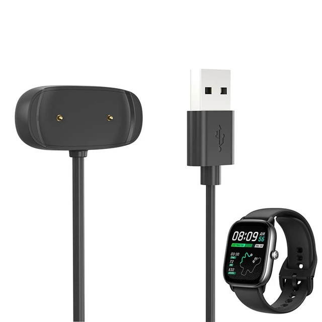 USB Charging Cable For Huami Amazfit GTS 4 mini SmartWatch Adapter Magnetic  Chargers Cradle For Amazfit