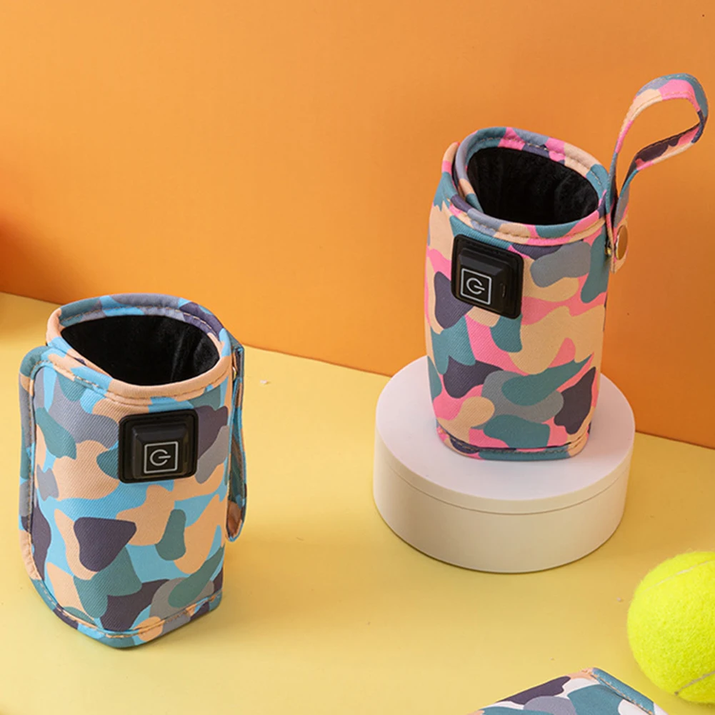 USB 젖병 워머 백, 안전한 절연 젖병 유모차 가방, 휴대용 다목적 위장, 이동 중, 가정 여행