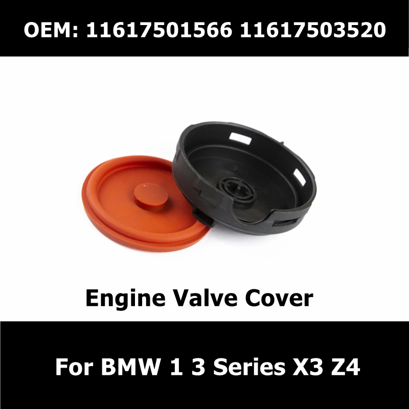 Car Engine Valve Cover 11617501566 11617503520 For BMW 1'/3'/X3/Z4 Oil Separator Head Cap Auto Accessories