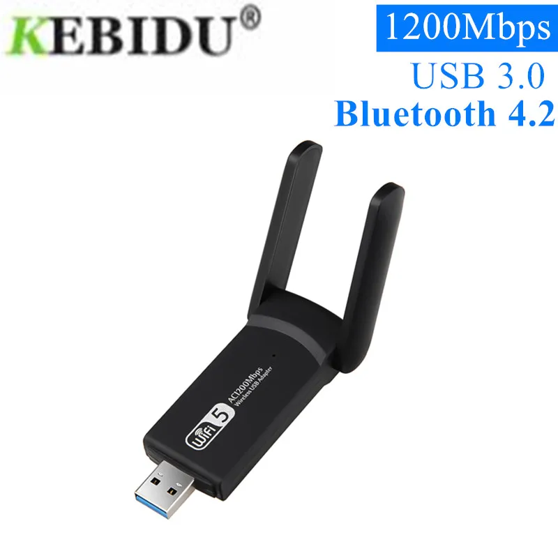 

Беспроводной сетевой адаптер USB 3,0, 1200 Мбит/с, Bluetooth 4,2, Wi-Fi