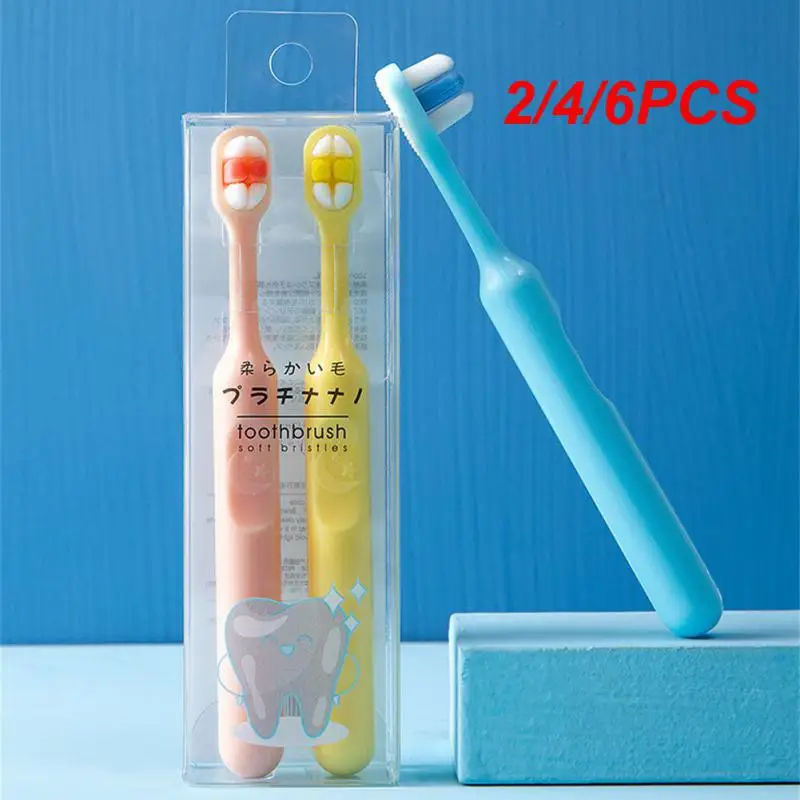 

Children Toothbrush Cute Cartoon Sucker Toothbrush Brush Oral Care Three Sided Soft Bristle Kids Toothbrush