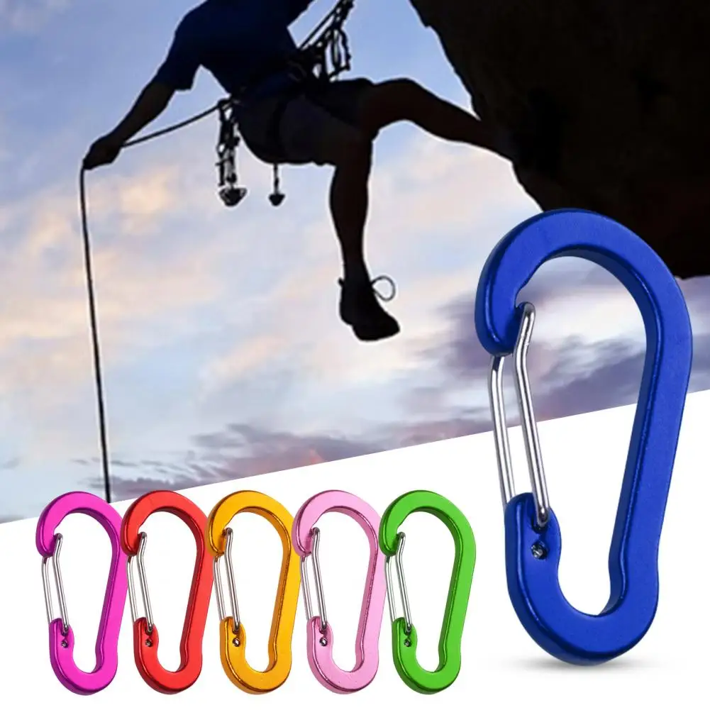 Climbing Carabiners 6Pcs Universal Gourd Shape Corrosion Resistant  Indeformable Climbing Carabiner Buckles for Travel - AliExpress