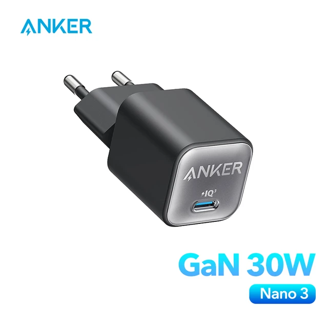 Anker USB C 30W 511 Charger (Nano 3) Portable Charger Tpye C Charger for  iPhone 15/