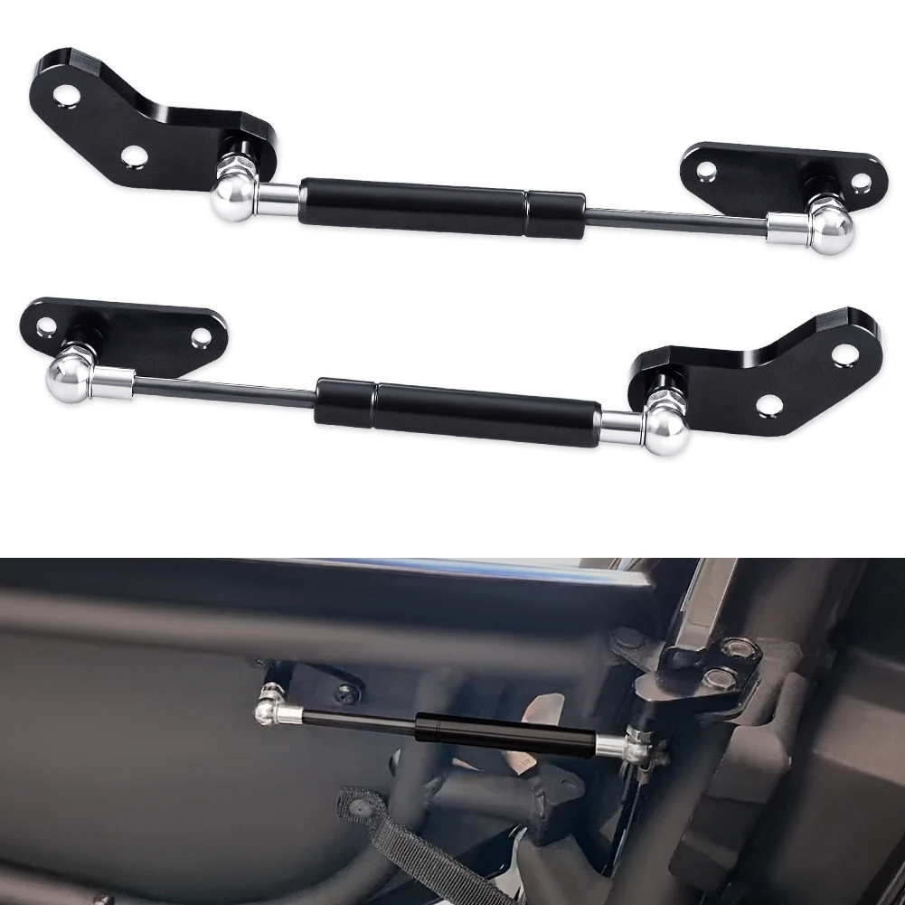 

Black Aluminum Shock Absorber Door Opener Struts Brackets Sets For Can-Am Maverick X3 Max 2017-2021 Front Rear Doors Accessories