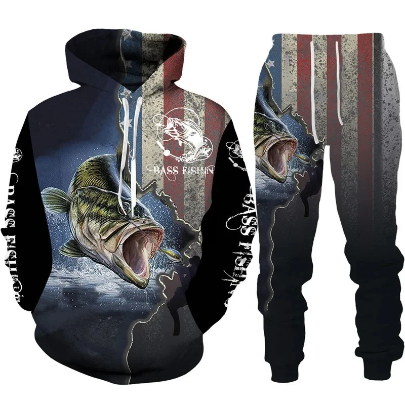 Men/Women Animal Fish Hunting Camo 3D Printed Hoodie/Set Harajuku Unisex Cool Tracksuit Fashion Hip Hop Streetwear Clothing Suit men women animal fish hunting camo 3d printed hoodie set harajuku unisex cool tracksuit fashion hip hop streetwear clothing suit