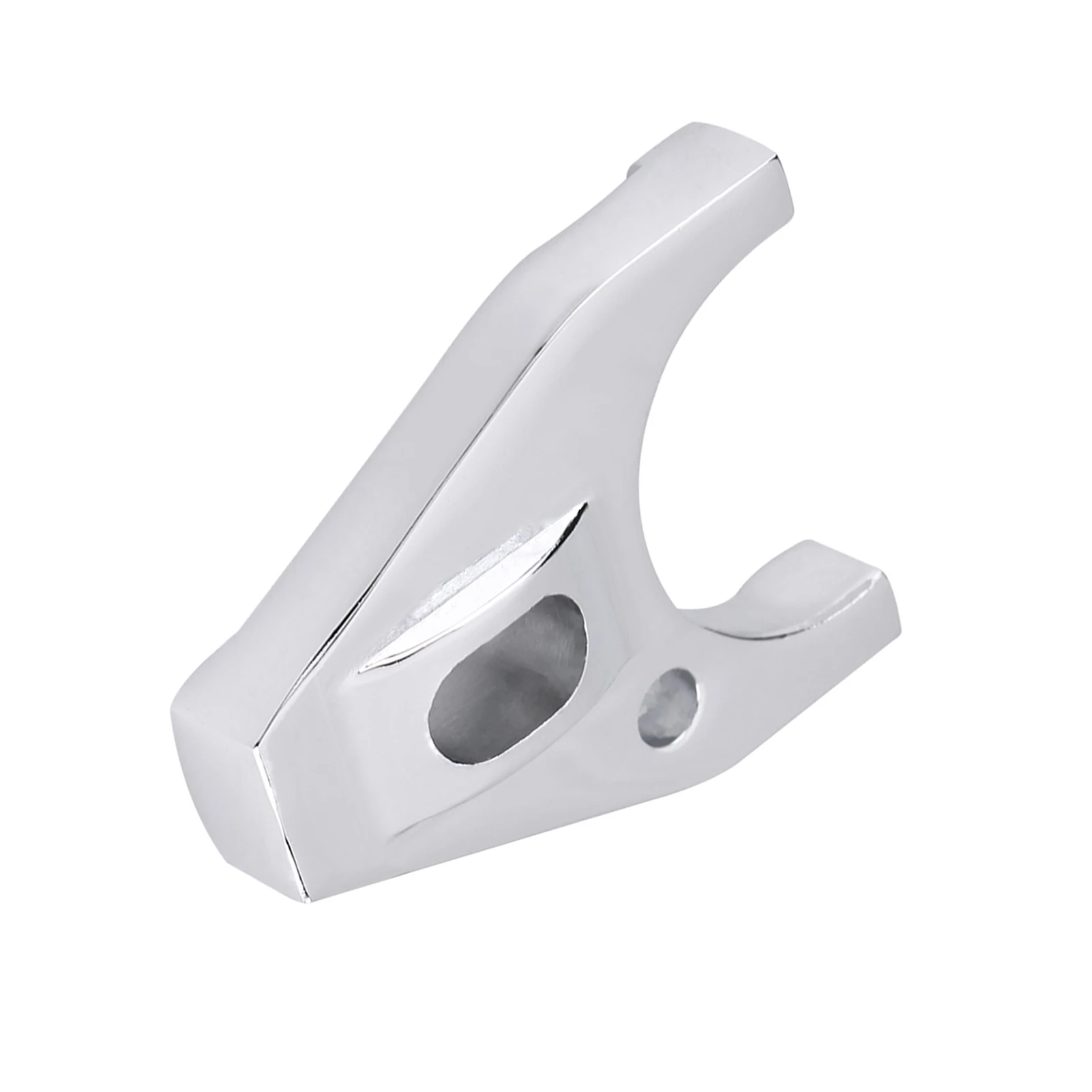 Chrome Billet Aluminum Distributor Clamp Hold Down with Screw Replacement for Chevy SBC BBC SB BB HEI Electronic