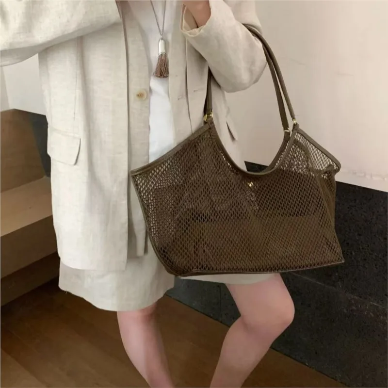 JIAERDI PU Leather Wing Tote Bag Women Hollow Luxury Large Capacity Shoulder Bag Ladies Vacation  Commuter Roomy Cluth Bag 2025