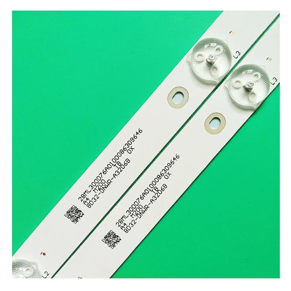 Righelli Led Strip-Retroilluminazione Per Tv Vityas 32 L301C18, Ms-L1343 V2, Cy 2X6 _ 3030 _ 300Ma _ 36V