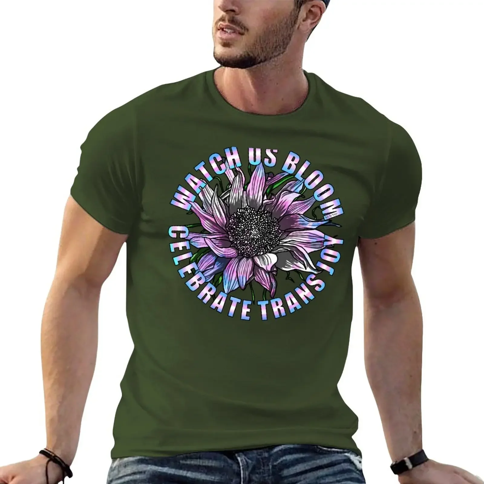

New Watch Us Bloom T-Shirt black t shirt summer top mens clothes