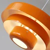 Medieval Danish Multicolor Chandelier Retro Orange Decoration Ceiling Lights Restaurant Study Cafe Coffee Table Bar Pendant Lamp 6