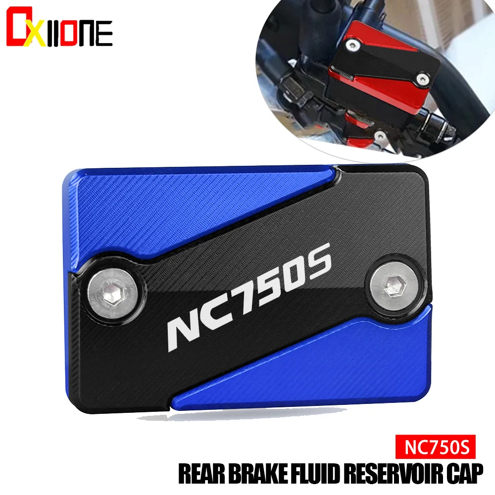 

For HONDA NC750S NC 750 X 2014 2015 2016 2017 2018 New Motorcycle Accessories CNC Aluminum Rear Brake Fluid Reservoir Cap Cover