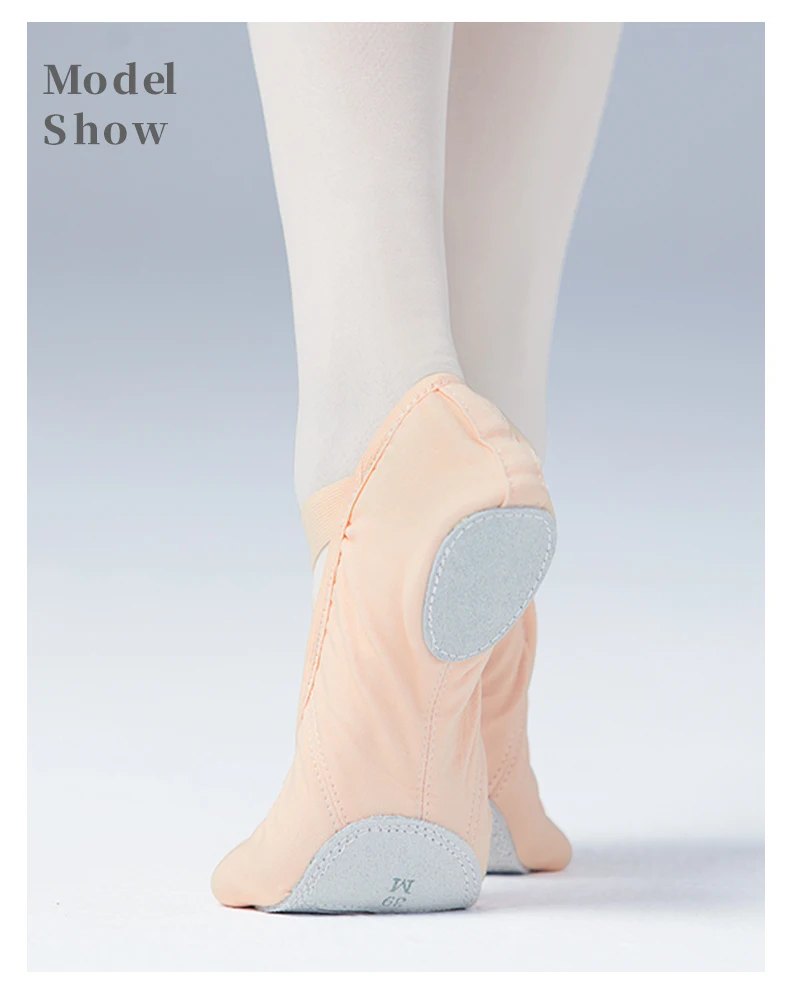 Ballett Tanz schuhe für Frauen Mädchen Teenager große geteilte Sohle Balletts chuhe Kinder Erwachsene elastische Ballett Praxis tanzen Hausschuhe – Detail 9