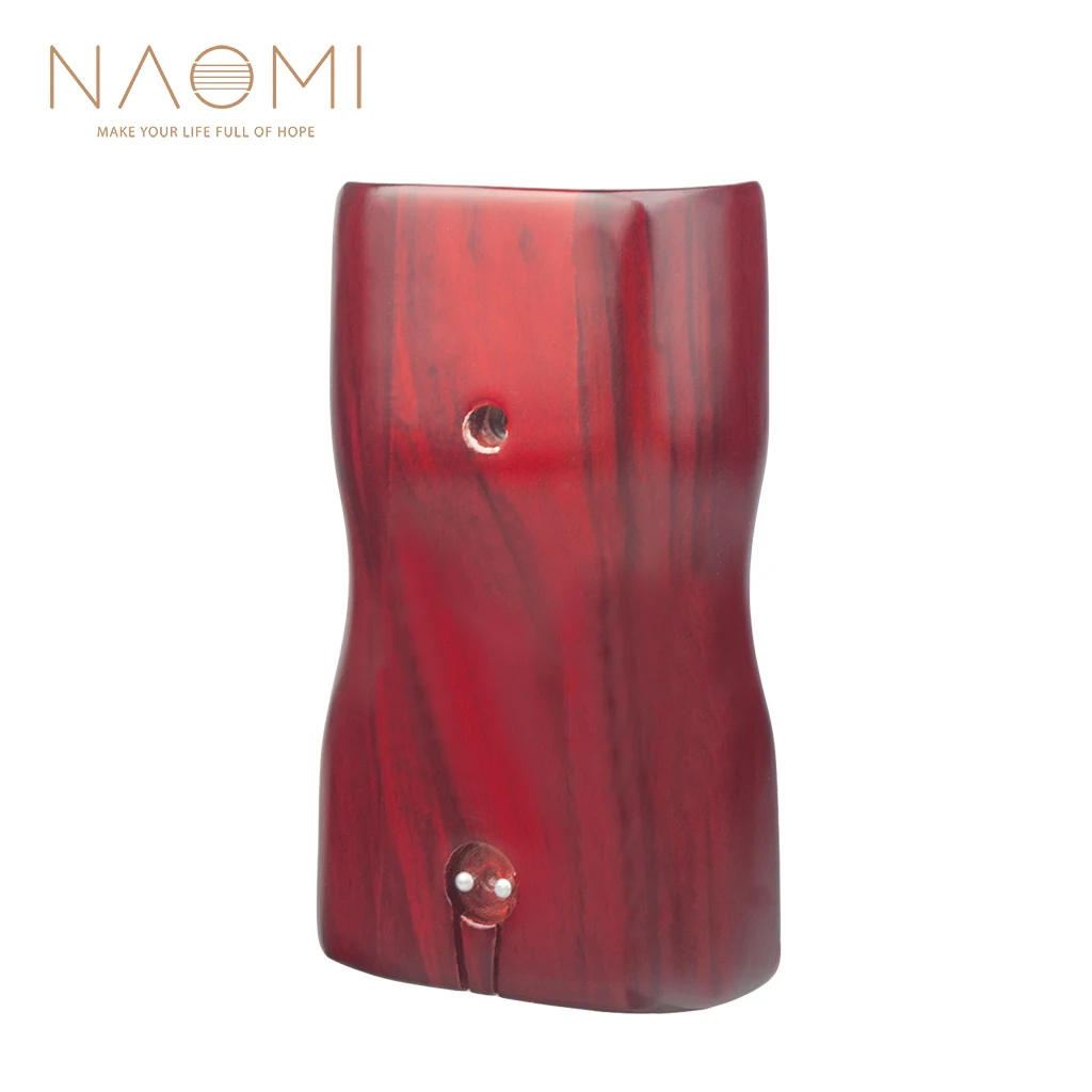 NAOMI Erhu Perform Base Holder Superior Annatto Wood Hexagonal Erhu Rest Support Accessory Chinese Traditional Instruments Parts
