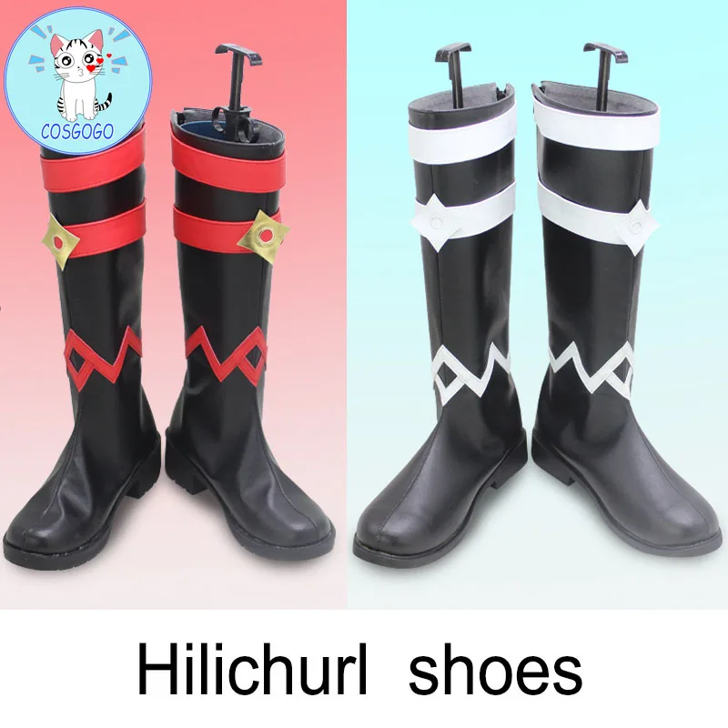 

Обувь для косплея Genshin Impact Hilichurl, водная система, пожарная система, ледяная система, бездны, маг, сапоги Hilichur