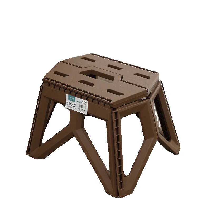 

Thickened And Portable Folding Stool, Simple Adult Plastic Shoe Changing, Small Stool Stacking, Outdoor Fishing Stool CP