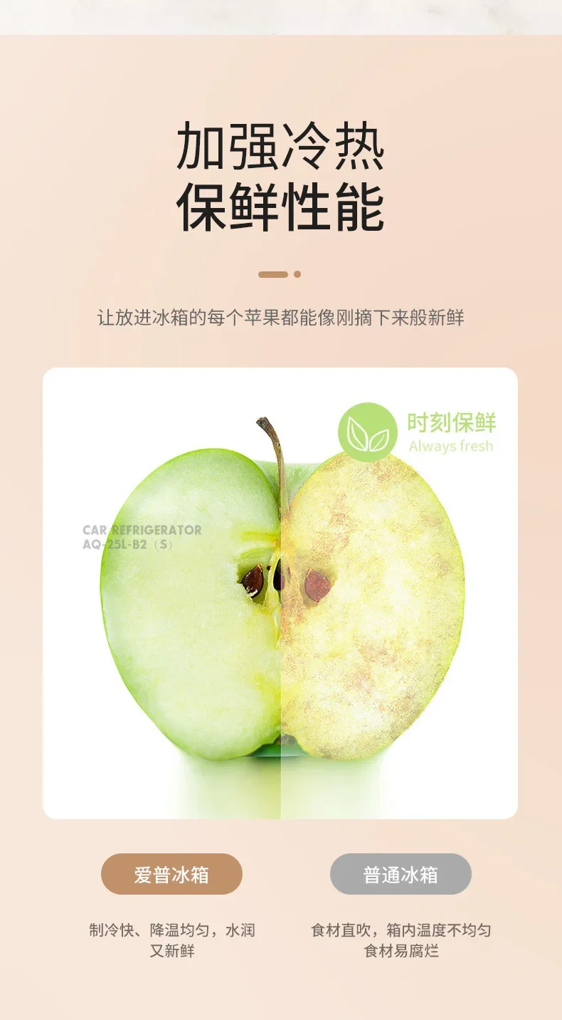 베스트셀러 차량용 냉장고 미니 가정용 소형 렌터카 가정용/차량용 겸용/단일 사용 마이크로 휴대용 소형 냉장고 32-45W