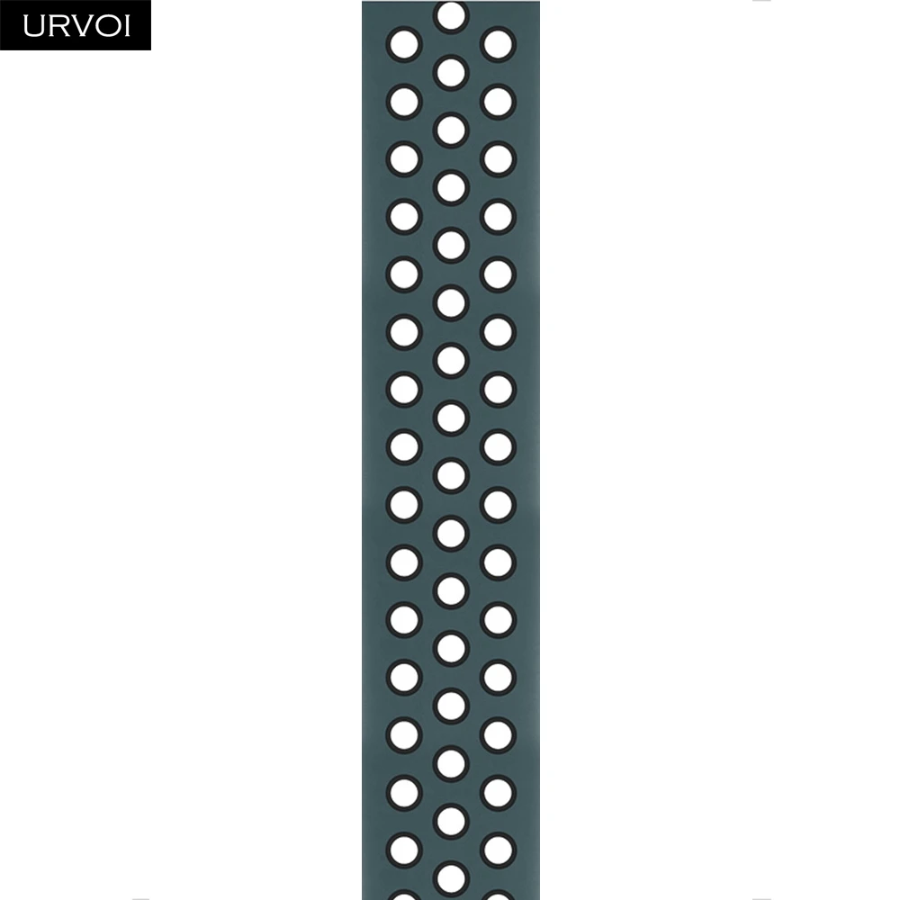URVOI Sport Band - Double Color Silicone with Breathable Holes