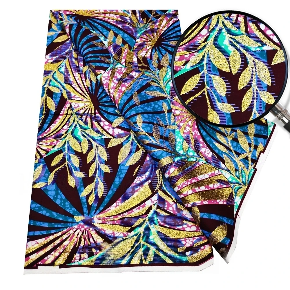 2026 Grand Super Original African Wax Fabric High Quality Nigerian Print Ankara Fabric For Sewing 6 Yard Women Dress 100% Cotton - 3
