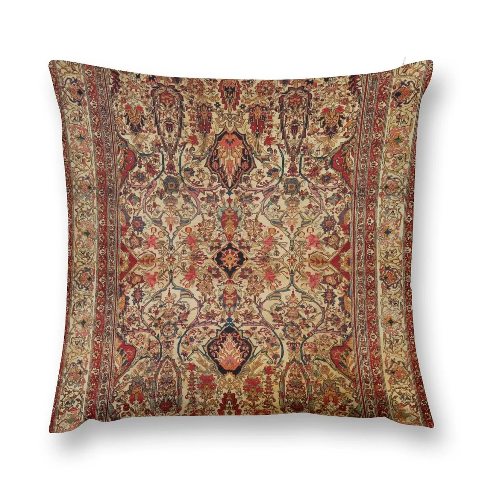 

Lavar Kirman Southeast Persian Rug Print Throw Pillow Sofa Cover Christmas Pillowcase