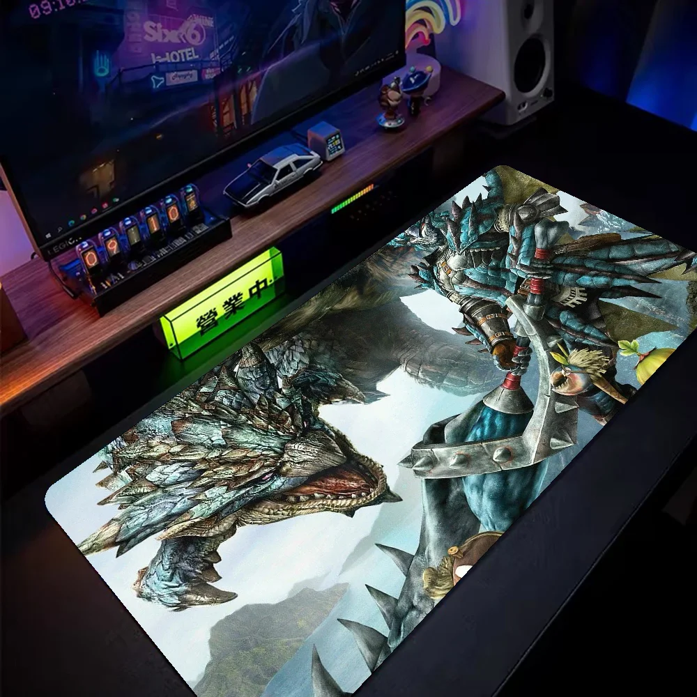 Monster Hunter Extra Large PC Gaming Mouse Pad Gamer Desk Mats Keyboard Pad Mause Pad Muismat 5