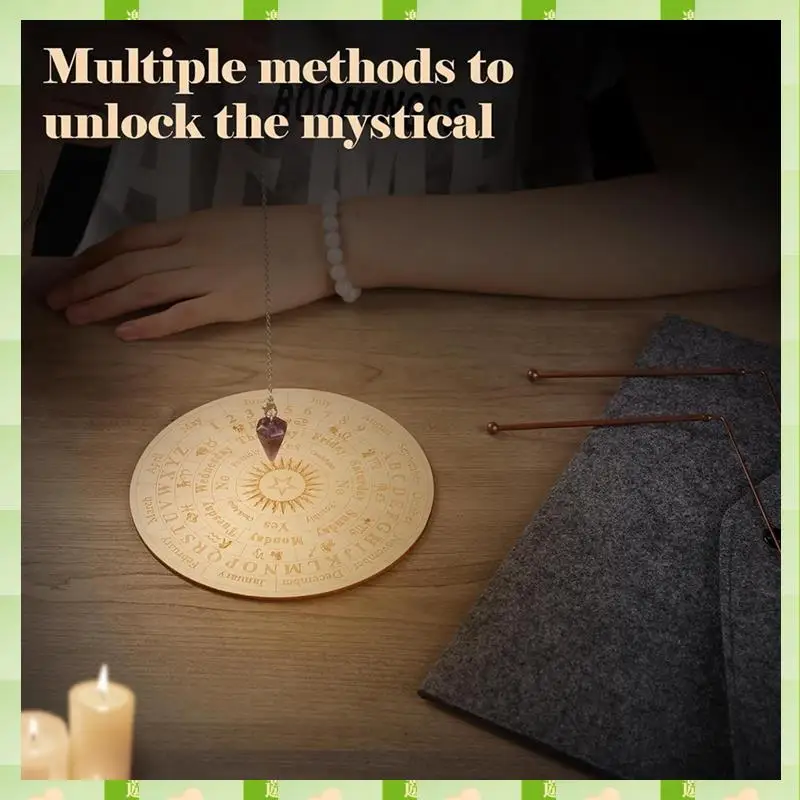 Copper Dowsing Rods Spiritual And Divining Pendulum Board Mat Kit For Ghost Hunting,Divining Water,Energy Healing,Copper Do