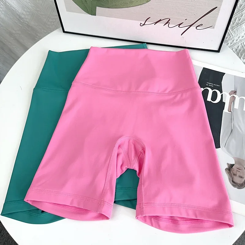 Women's High-Waist Quick-Dry Fitness Shorts